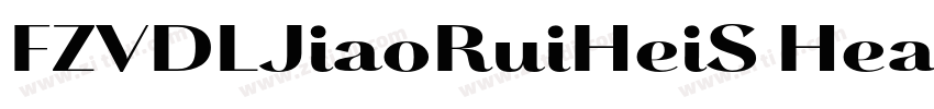 FZVDLJiaoRuiHeiS Hea字体转换